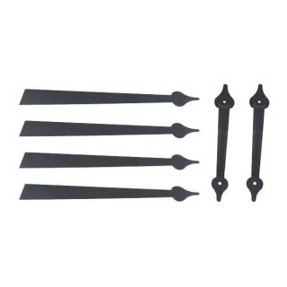 Decorative Stamped Spear Kit Hinges and Handles