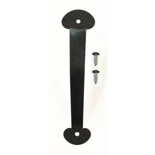 Decorative 9" Colonial Black Stamped Pull Handle