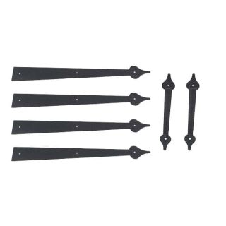 Decorative Stamped Spear Kit Medium Hinges and Handles