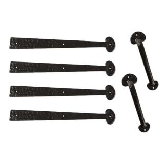 Decorative Cast Iron Colonial Kit Hinges and Handles