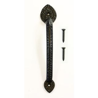 Decorative 10" Spear Black Cast Iron Pull Handle
