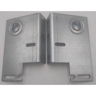 Pair of Garage Door End Bearing Plates 3 3/8", 8 gauge