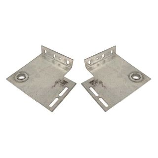 Pair of Commercial End Bearing Plates 6", 8 GA