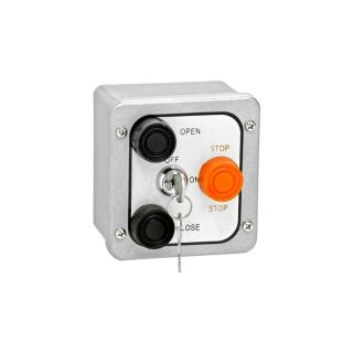 MMTC 3BXL NEMA 4 Exterior Three Button Surface Mount Control Station with Lockout 