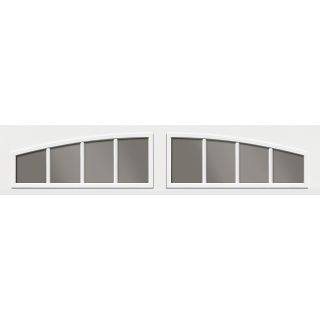Clopay Window Inserts-Gray-Vert Grille on Arch1