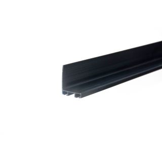 Miller Edge ME112-C3 Mounting Channel: Black, Rigid PVC All Sizes