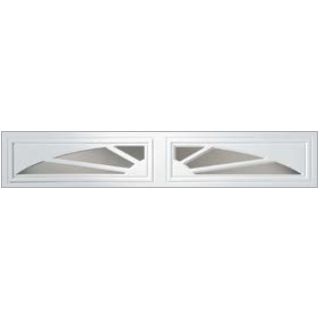 Clopay Window Inserts-Glacial White-Sunset 603