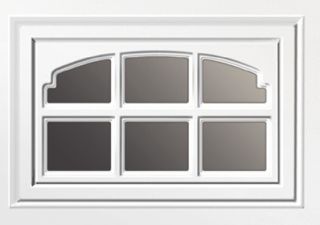Clopay Window Inserts-Black-Charleston 508