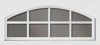 Clopay Window Inserts-Cherry, Ultra Grain-Grille on Arch2
