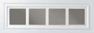 Clopay Window Inserts-Standard White-Madison 611