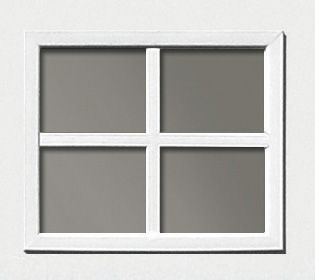 Clopay Window Inserts-Standard White-SQ22