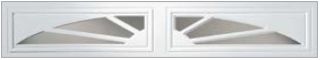 Clopay Window Inserts-Glacial White-Sunset 603