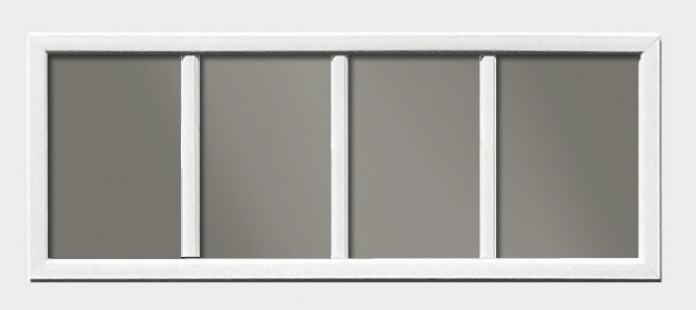 Clopay Contemporary REC14 Long Panel Window Frame