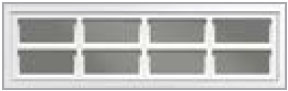 Clopay Stockton 612 Long Panel Window Insert